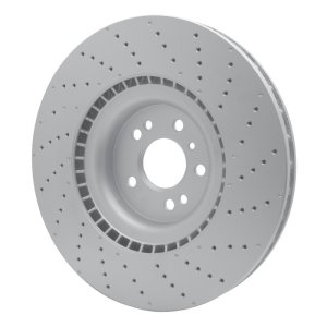 Mercedes-Benz GL550 Brake Rotor (1) - Front - R1 Concepts - GeoSPEC Coated Rotor - Drilled - `12-`19